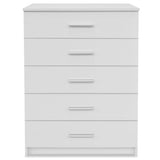 Storage Cabinet Engineered Wood 71x35x106 cm White