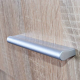 Sideboard Engineered Wood 71x35x88 cm Oak - 45-Degree Angle