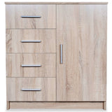 Sideboard Engineered Wood 79x35x88 cm Oak - Side View