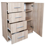 Sideboard Engineered Wood 79x35x88 cm Oak
