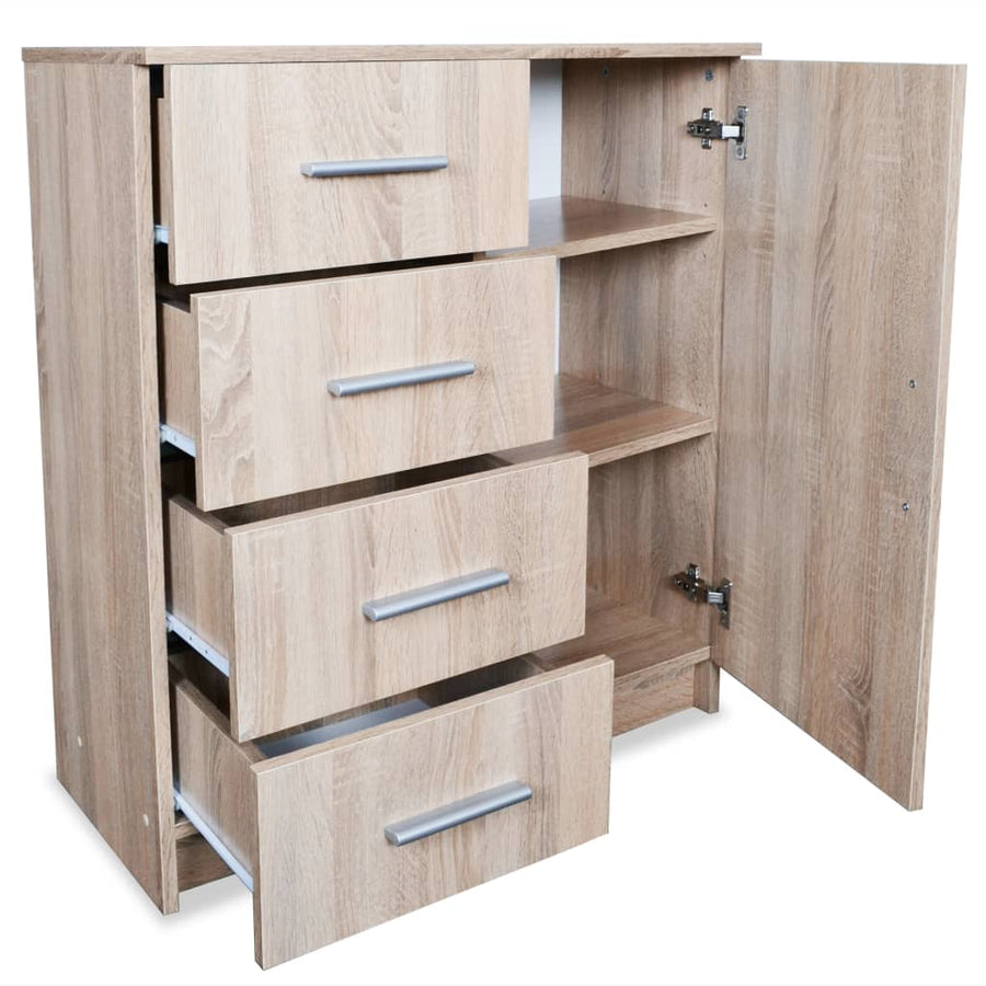 Sideboard Engineered Wood 79x35x88 cm Oak
