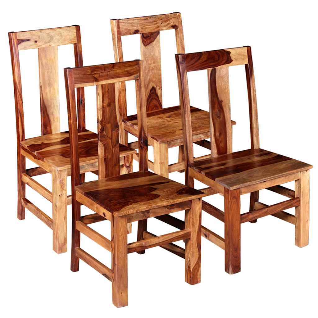 Dining Chairs 4 pcs Solid Wood