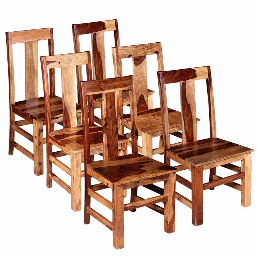 Dining Chairs 6 pcs Solid Wood