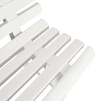 Garden Bench 145.5 cm Plastic White