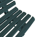 Garden Bench 145.5 cm Plastic Green - Top-Down View