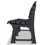 Garden Bench 145.5 cm Plastic Anthracite