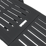Sun Lounger with Footrest Plastic Anthracite