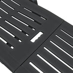 Sun Lounger with Footrest Plastic Anthracite