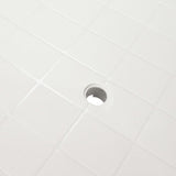 Garden Table White 101x68x72 cm Plastic - Top-Down View