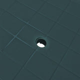 Garden Table Green 101x68x72 cm Plastic - Side View