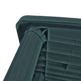 Garden Table Green 101x68x72 cm Plastic - Top-Down View