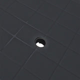 Garden Table Anthracite 101x68x72 cm Plastic - Top-Down View