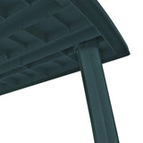 Garden Table Green 210x96x72 cm Plastic - Top-Down View
