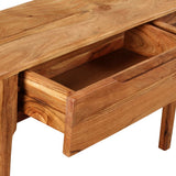 Console Table Solid Wood 118x30x80 cm