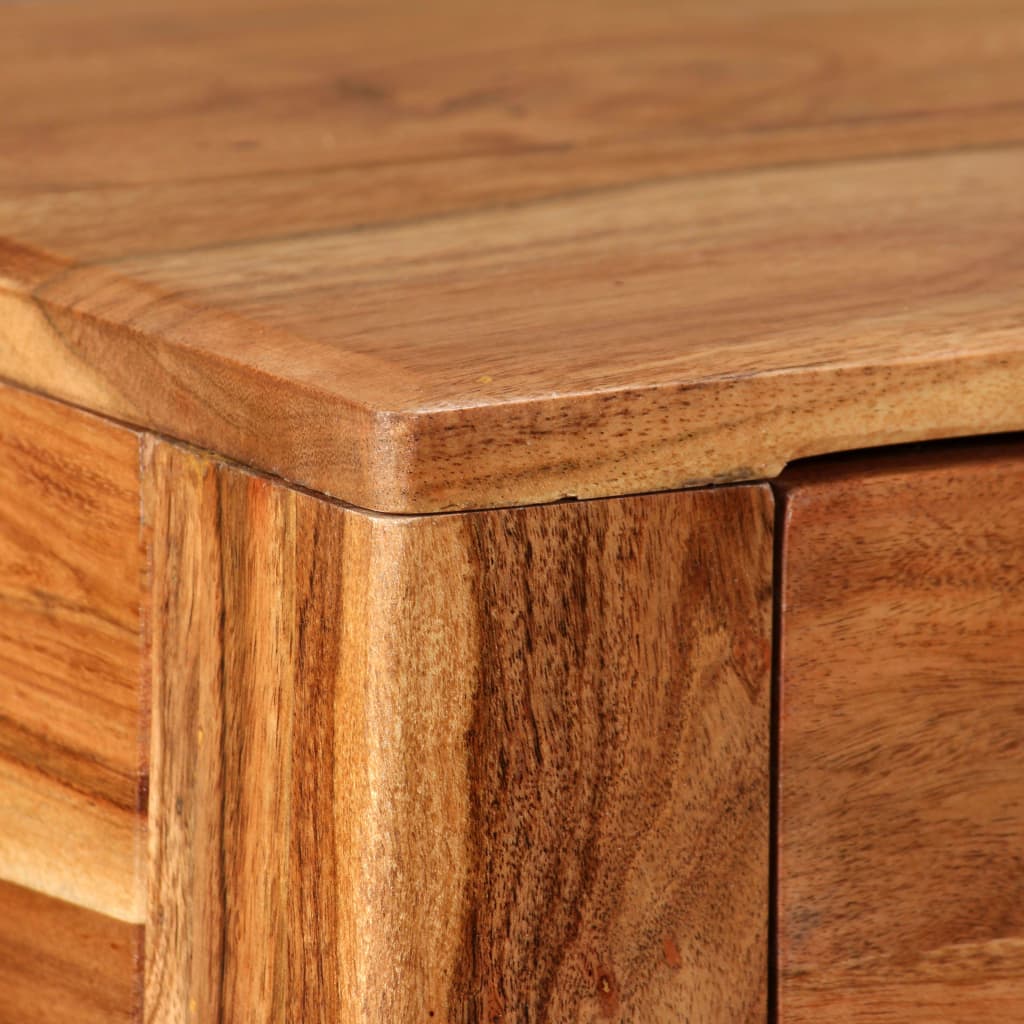 Console Table Solid Wood 118x30x80 cm