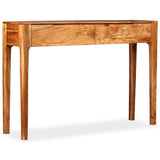 Console Table Solid Wood 118x30x80 cm