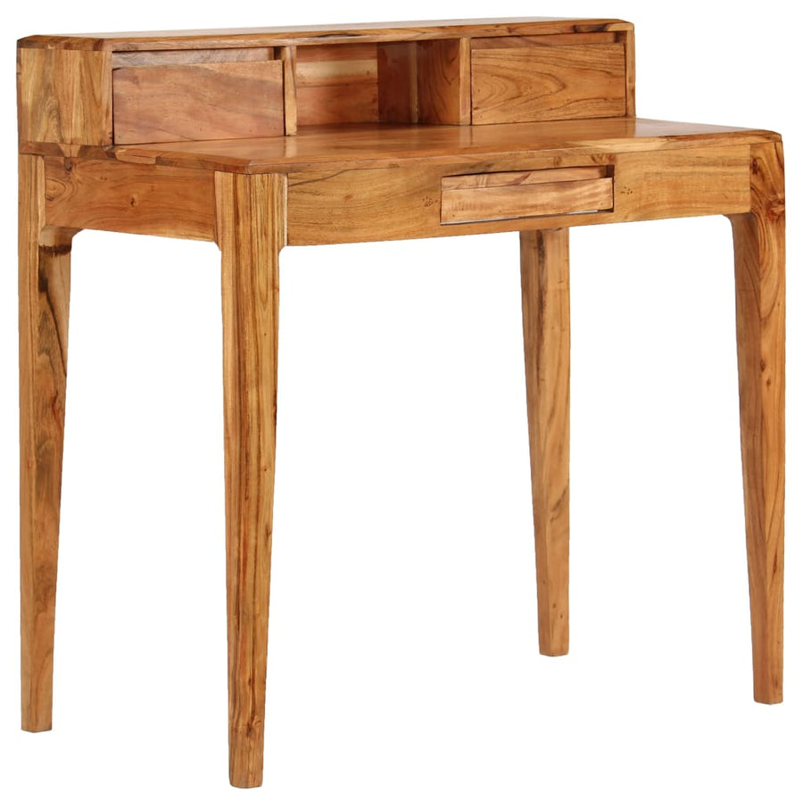 Writing Desk with Drawers Solid Wood 88x50x90 cm