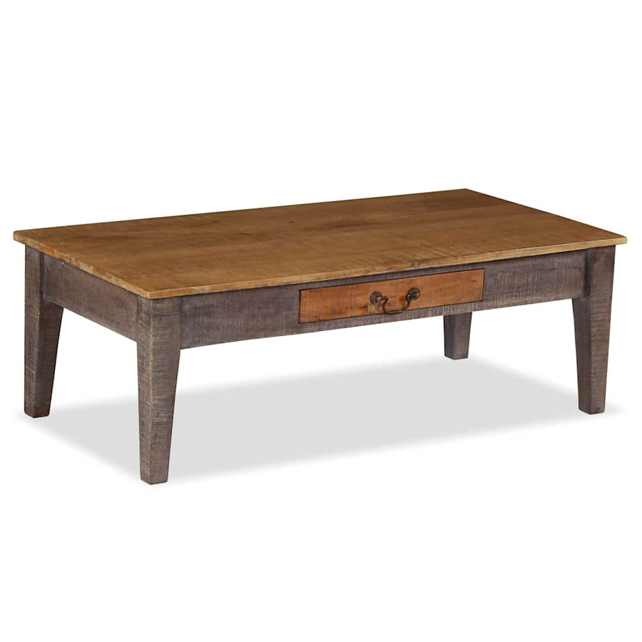 Coffee Table Solid Wood Vintage 118x60x40 cm