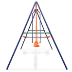 Swing Set With 4 Seats Orange