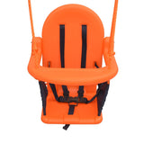 Toddler Swing Set with Safety Harness Orange - Top-Down View