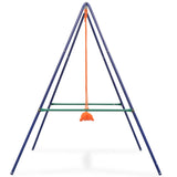 2-In-1 Single Swing And Toddler Swing Orange - Top-Down View