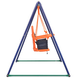 2-In-1 Single Swing And Toddler Swing Orange - Close-Up Angle