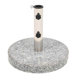 Parasol Base Granite Round 20 kg - Front View