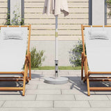 Parasol Base Granite Round 20 kg - Side View