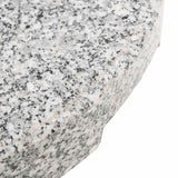 Parasol Base Granite Round 20 kg - Close-Up Angle