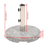 Parasol Base Granite Round 20 kg - Extra Image