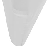 100 pcs Stretch Chair Covers White - 45-Degree Angle