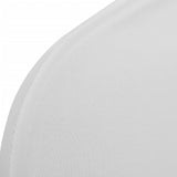 100 pcs Stretch Chair Covers White - Rear View