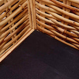 15 Piece Sofa Set Natural Rattan - 45-Degree Angle