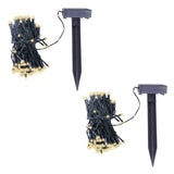 LED Solar String Lights 2 pcs Warm White