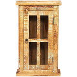 Wall Cabinet Solid Reclaimed Wood 44x21x72 cm - Front View