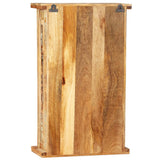 Wall Cabinet Solid Reclaimed Wood 44x21x72 cm - Top-Down View