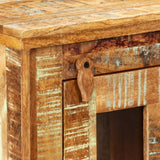 Wall Cabinet Solid Reclaimed Wood 44x21x72 cm - 45-Degree Angle