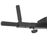 Wall-mounted Fitness Dip Station Black - Rear View