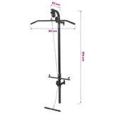 Wall-mounted Home Gym with 2 Pulleys
