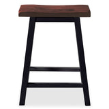 Bar Set 3 Pieces MDF Black - Close-Up Angle