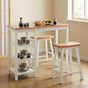 Bar Set 3 Pieces MDF White