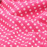 Throw Cotton Squares 160x210 cm Pink - 45-Degree Angle