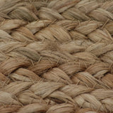 Area Rug Braided Jute 90 cm Round