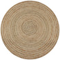 Area Rug Braided Jute 150 cm Round