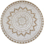 Area Rug Braided Jute Printed 120 cm Round