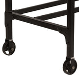 Desk with Folding Stool Solid Mango Wood 115x50x76 cm - Low Angle