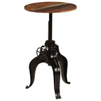 Bar Table Solid Reclaimed Wood 60x(76-110) cm