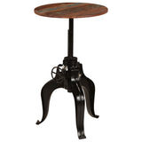 Bar Table Solid Reclaimed Wood 60x(76-110) cm
