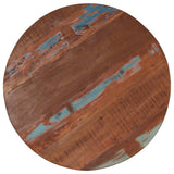 Bar Table Solid Reclaimed Wood 60x(76-110) cm - Rear View