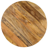 Bar Table Solid Mango Wood 75x(76-110) cm - Rear View